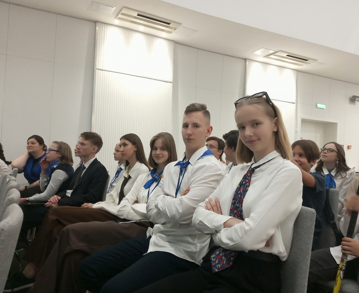 В День учителя в Новой Черноголовской школе ученики заняли место педагогов