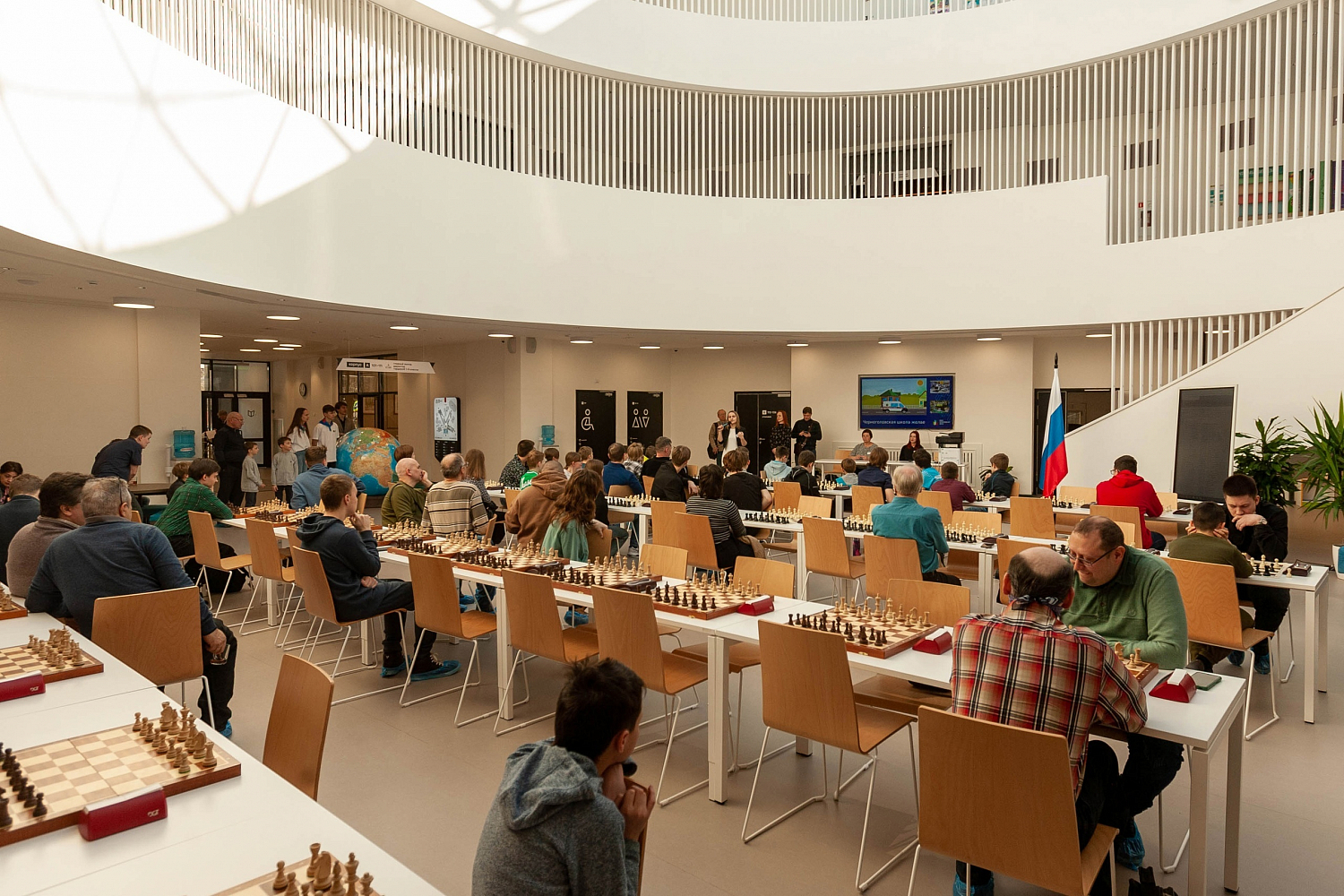 В НЧШ состоялся крупный шахматный турнир