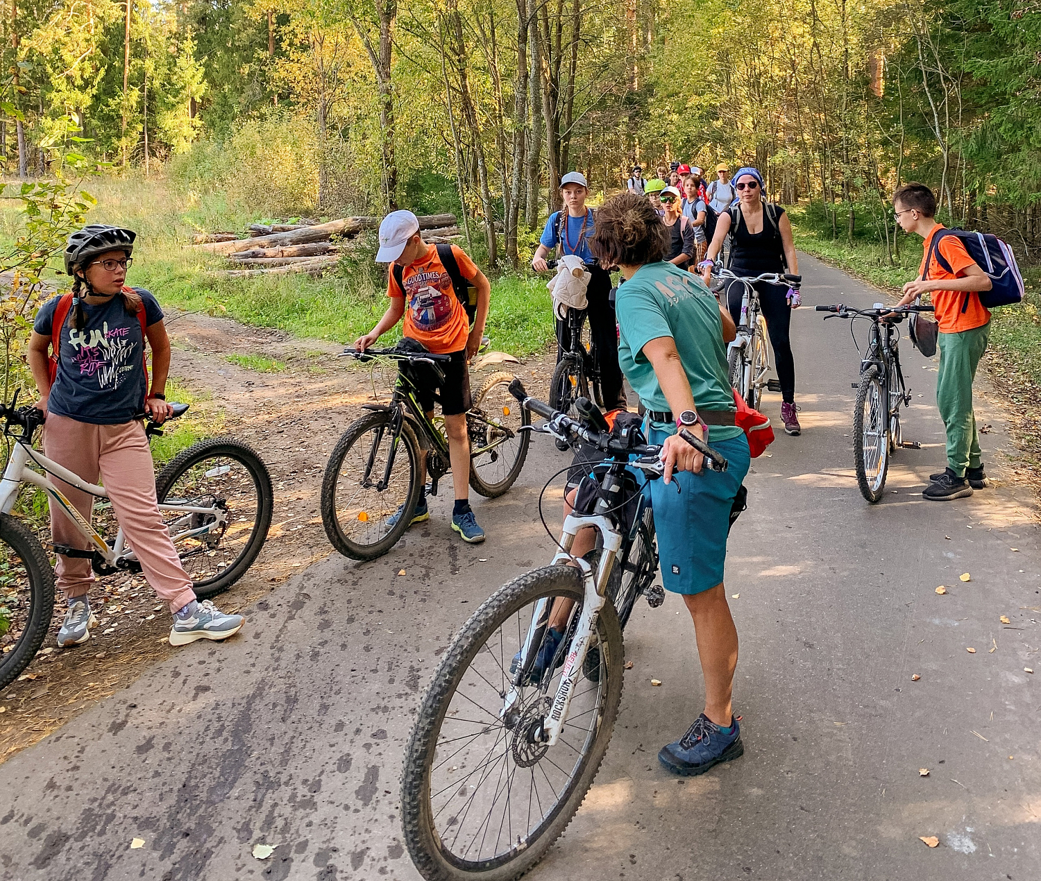 Туристический клуб НЧШ организовал первый велопоход